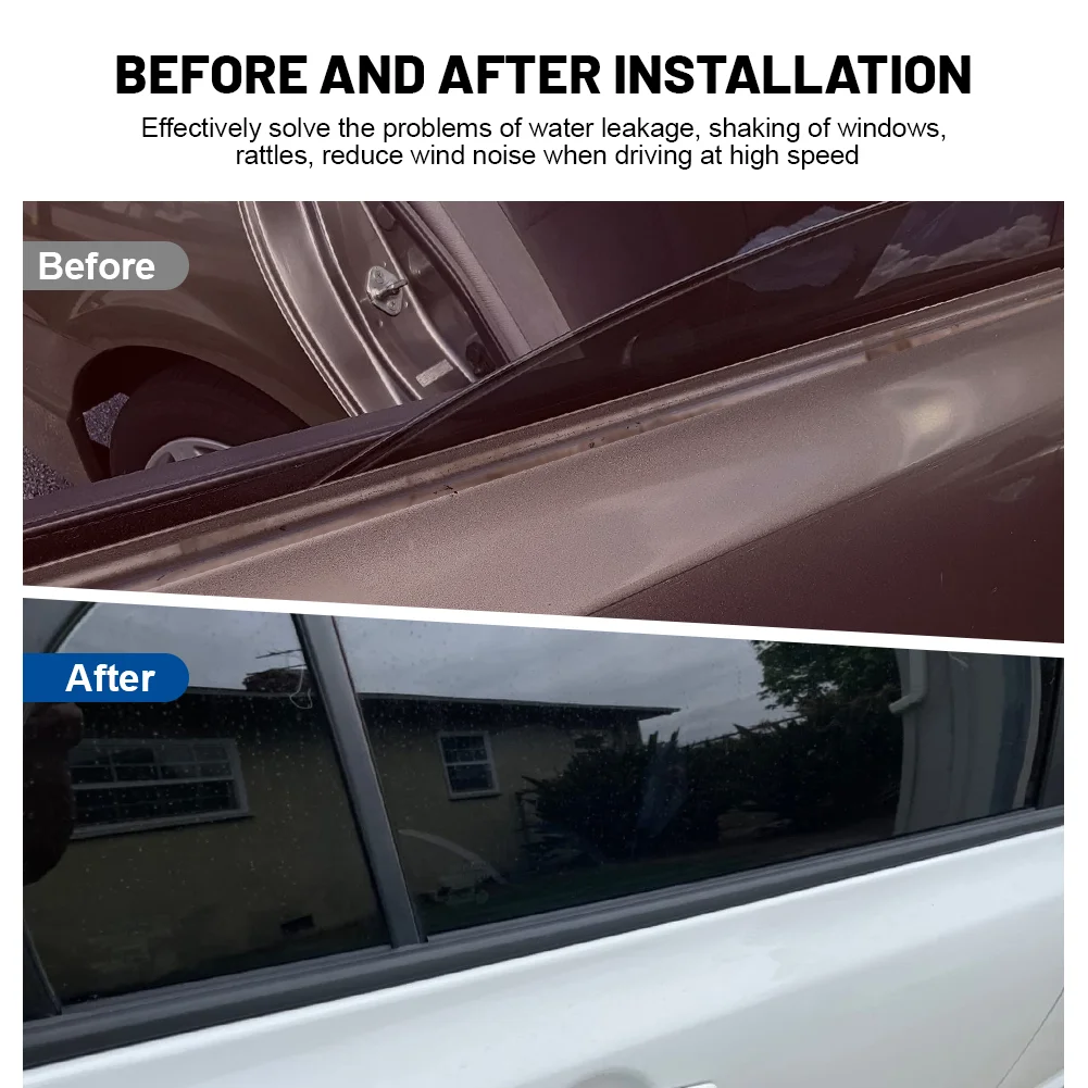 Door Window Trim Seal Weather Stripping Moulding Belt CRV 2007-2011 - View #3
