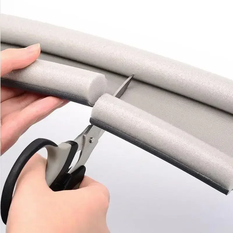 Door Seal Strip Windproof Seal Strip Draught Excluder Stopper Door Bottom Guard Double Protector Doorstop Dust-proof Blocker Sealer Soundproof