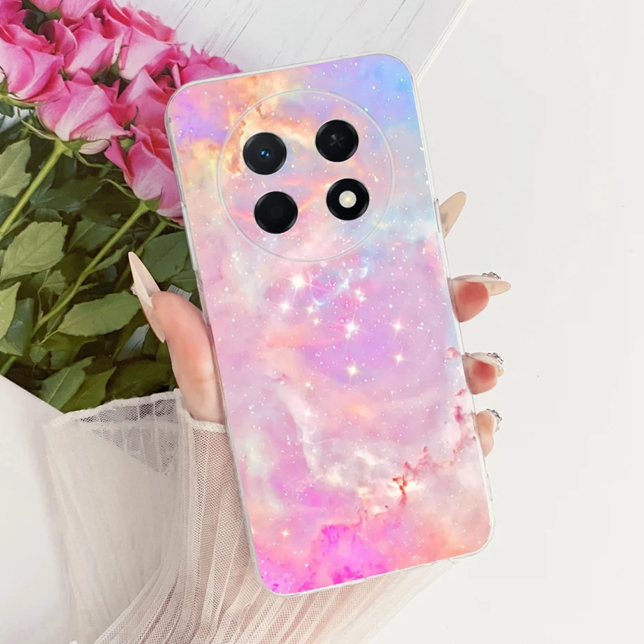 Cute Cat & Peacock Painted Soft Silicone Case - Enhanced Protective Cover