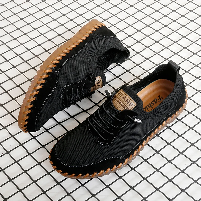 Handmade Mens Walk Running Shoes Versatile Casual Tenis Masculino Breathable Sports Shoes Fashion Mesh Sneakers Treking Footwear 6