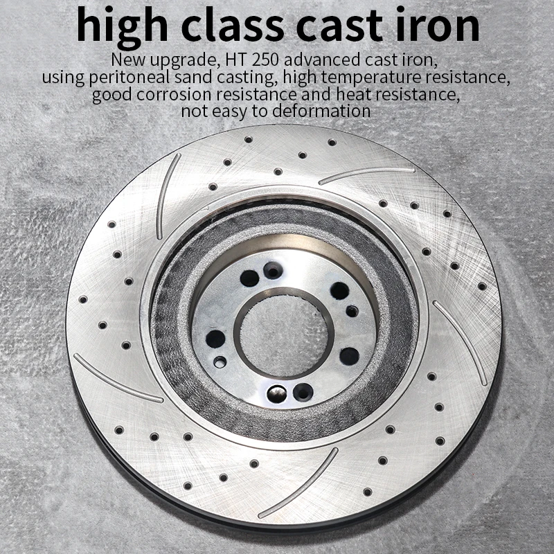 Brake Discs Resolve brake shaking Car Brake Rotors For Dongfeng 580 Aeolus Huge AX7 DF6 Fengon iX5 H30 Cross MPV T5 High-quality