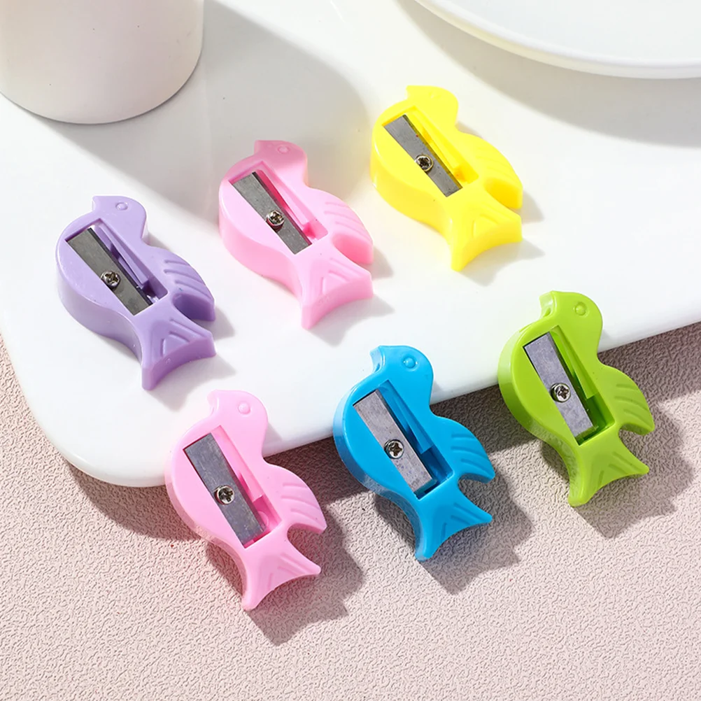 50 Pcs Dove Pencil Sharpener Sharpeners Bulk for School Manual Gifts Lead Pencils