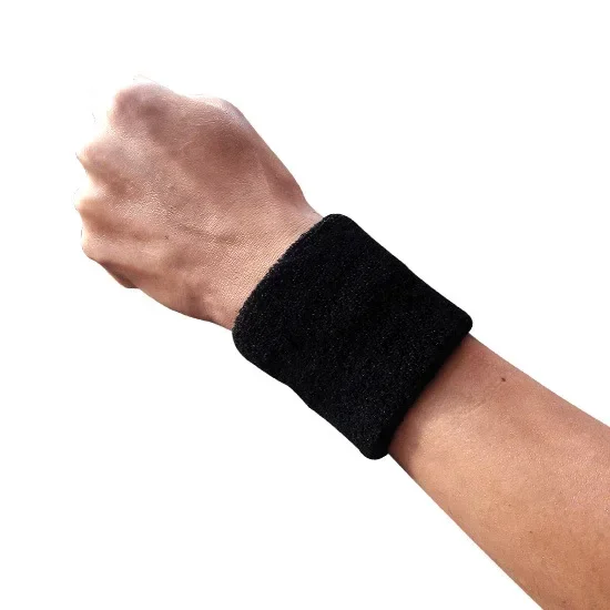 Bandeaux De Poignet Sport - Coton Absorbant - Pour Basketball, Yoga, Fitness - Lot De 1
