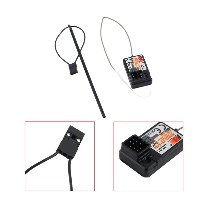 Ricevitore FlySky FS-GR3E 3 Canali 2.4GHz Per Auto E Barca RC, AFHDS