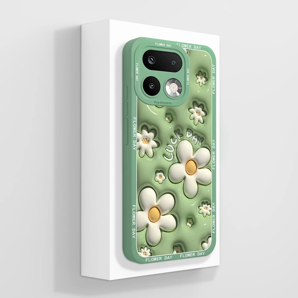 Lovely Cat Pattern Shockproof Full Coverage Liquid Silicone Phone Case
