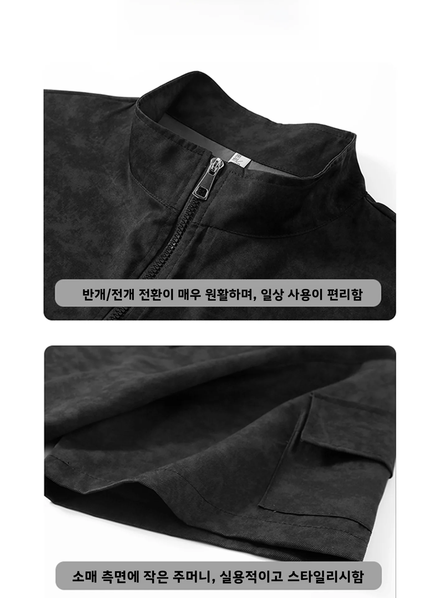 플러스 사이즈 캐주얼 하프 지퍼 반팔 티셔츠 세트 남성 여름 트렌디 빅사이즈 작업복 반바지 투피스 세트
