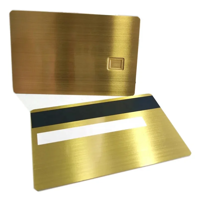 

Custom Blank signature strip metal credit cards with magnetic strip