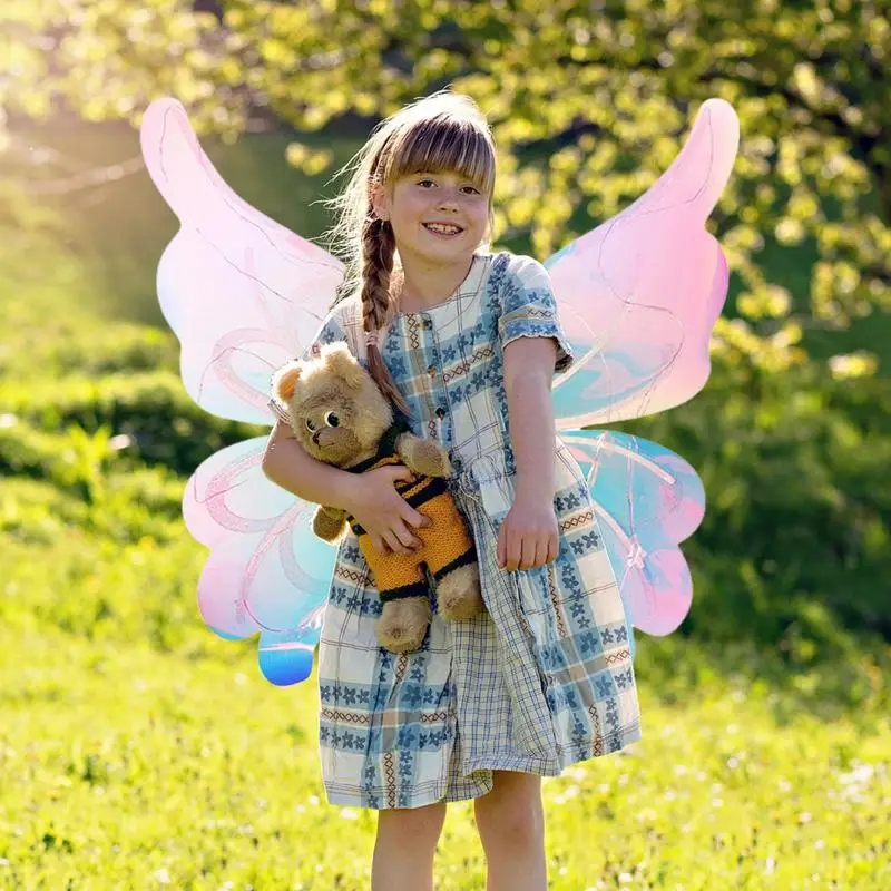 JUST FOR PARTY Butterfly Dress-Up Wings – Kids Luminous Butterfly Wings With Glow Effect | Costume Play Accessory - View #6