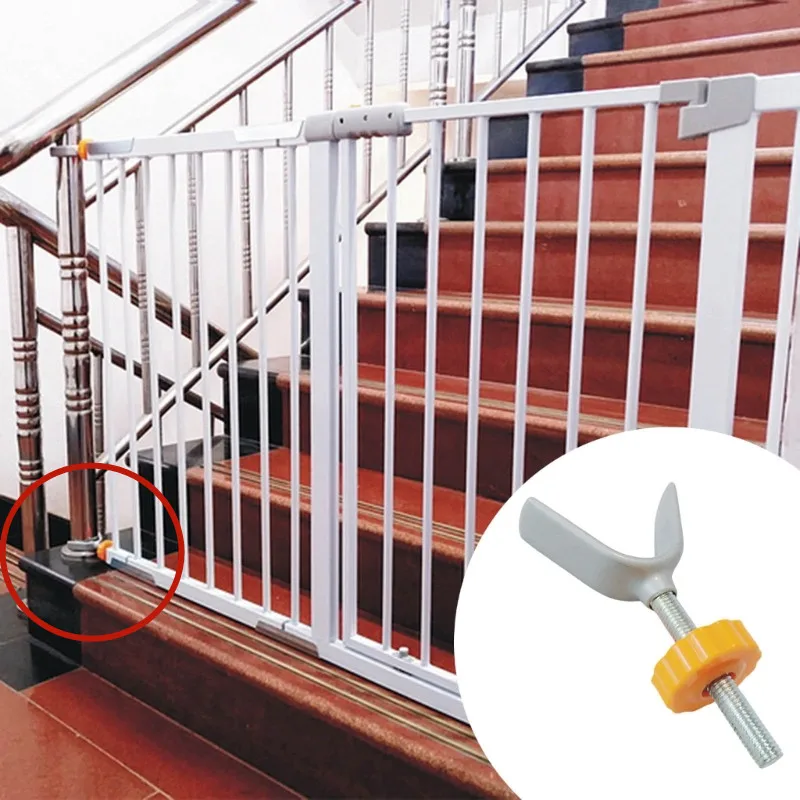 Adjustable Baby Gate Banister Adapter Y-Spindle Rods For Pressure Mounted Baby and Pet Safety Stair Gates Child Safety Gate
