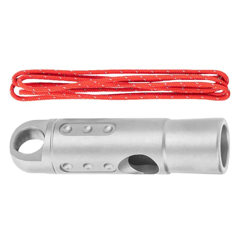 Safety Whistles Hiking Loud Survival Whistle Safety Tool Survival Gear Ultralight Loud Whistle Hiking Whistle With Lanyard Safet