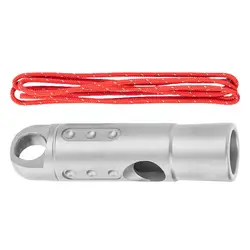 Sifflet de sécurité ultra-léger avec lanière pour randonnée, outil de survie fort, équipement de sécurité