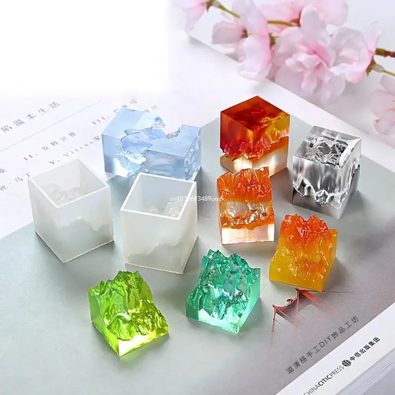 

Micro Mountain Landscape Simulation Resin Mold 3D Mountain for Peak Mould Crafts
