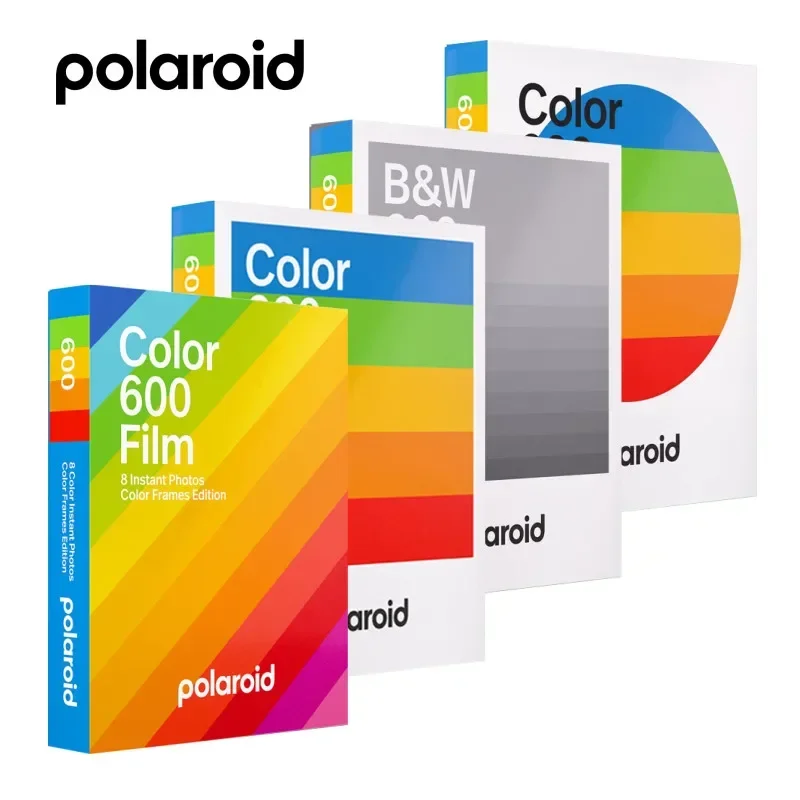 Polaroid Originals Instant 600 Film Colore Nero-Bianco Per Onepex2 Instax Camera Slr680 636 637 640 650 660 Autofocus Irable