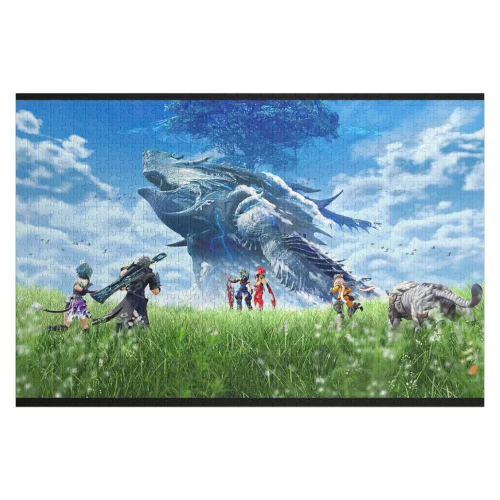 

Головоломка Xenoblade «летопицы 2», деревянное название на заказ, индивидуальный подарок для детей, персональный пазл