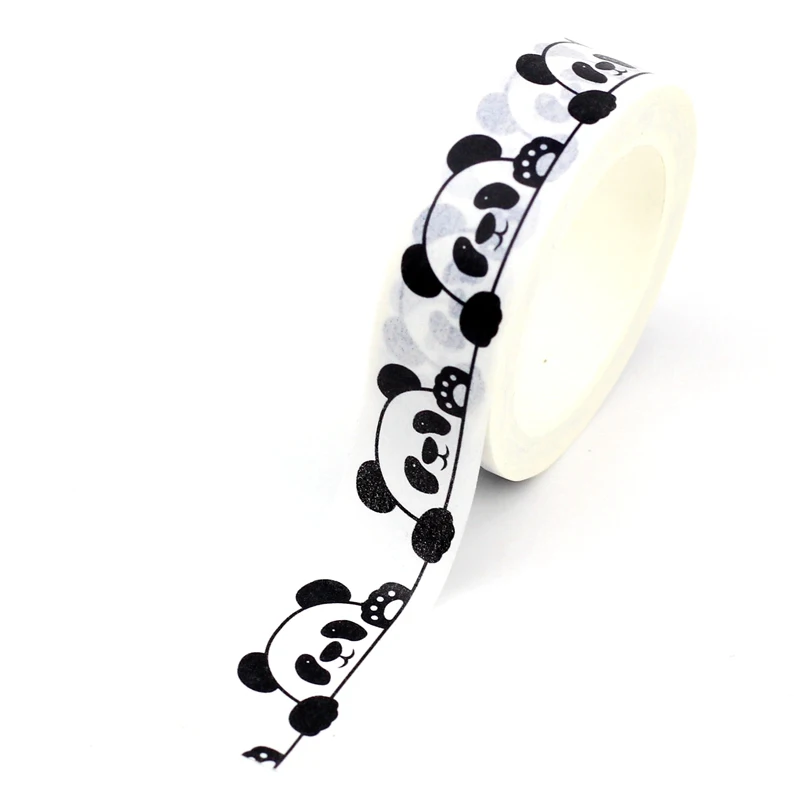 

NEW 1PC 10M Decor Cute Panda and Paw Washi Tapes Paper DIY Scrapbooking Planner Adhesive Masking Tape Stationery School Supplies