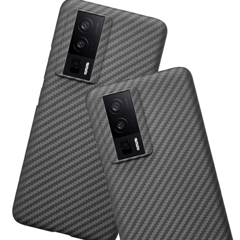 

Case for Xiaomi Redmi K60 & POCO F5 Pro Ultrathin Real Carbon Fiber Aramid Cell Mobile Phone Protective Cover Protection Shell