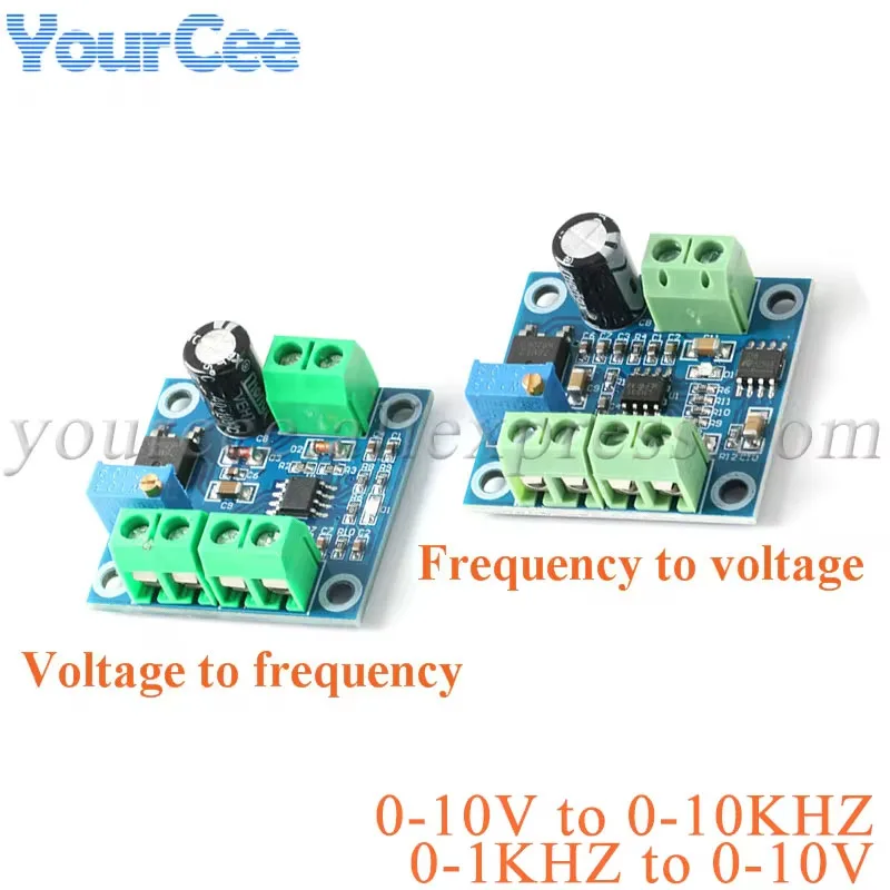 Convertitore Frequenza/Tensione 0-10Khz A 0-10V | Modulo F/V | Isolamento Ottico | Per PLC E Automazione