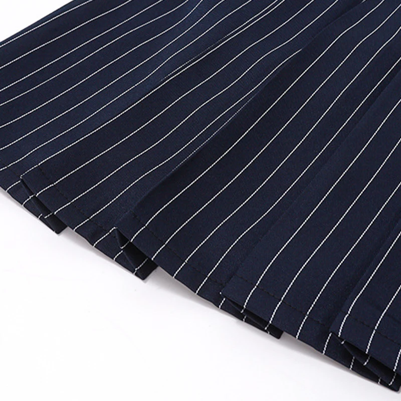Strapless Mini Dress y2k Aesthetic Clothes Women Striped Pleated A Line Dress 2000s Cocktail Party Dresses Streetwear