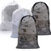 Creative Large Size Storage Laundry Mesh Bag Useful Large Organizer Net Drawstring Wash Sack Washing Laundry Bag Clothes Bags 1