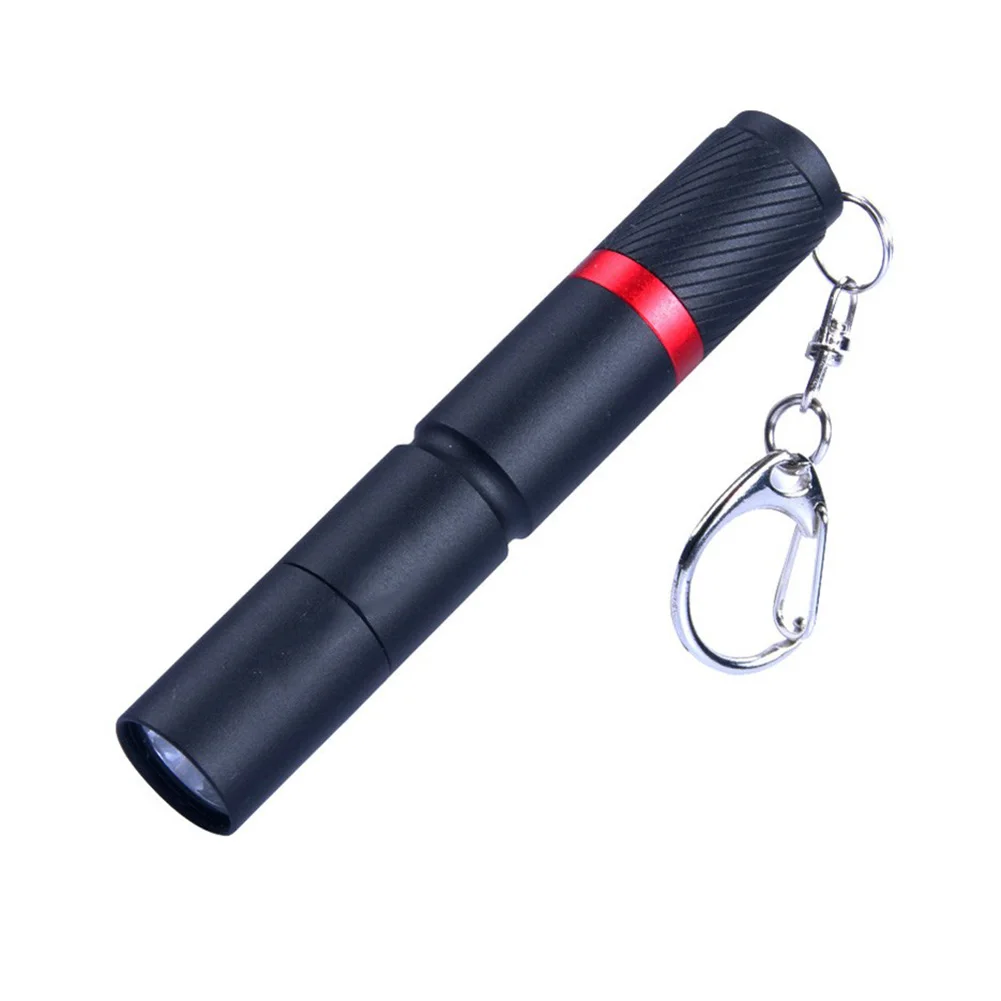 Mini Aluminum Alloy Torch Light Flashlight Key Ring for Household Night Fishing handheld flashlight
