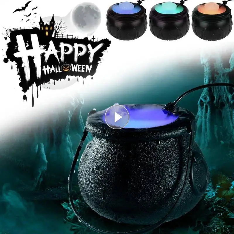 Halloween Candy Pot Halloween Cauldron Novelty Halloween Bucket Ornament  Skull Witch Toy - Gift Boxes & Bags - AliExpress