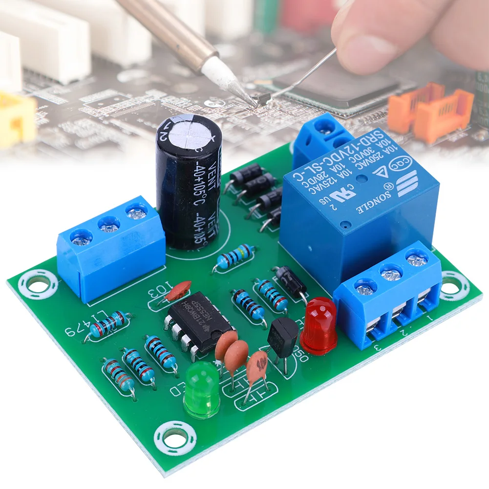 Level Controller Board DC-12V-10A-Liquid-Level-Controller-Sensor-Module-Automatic-Water-Level ...