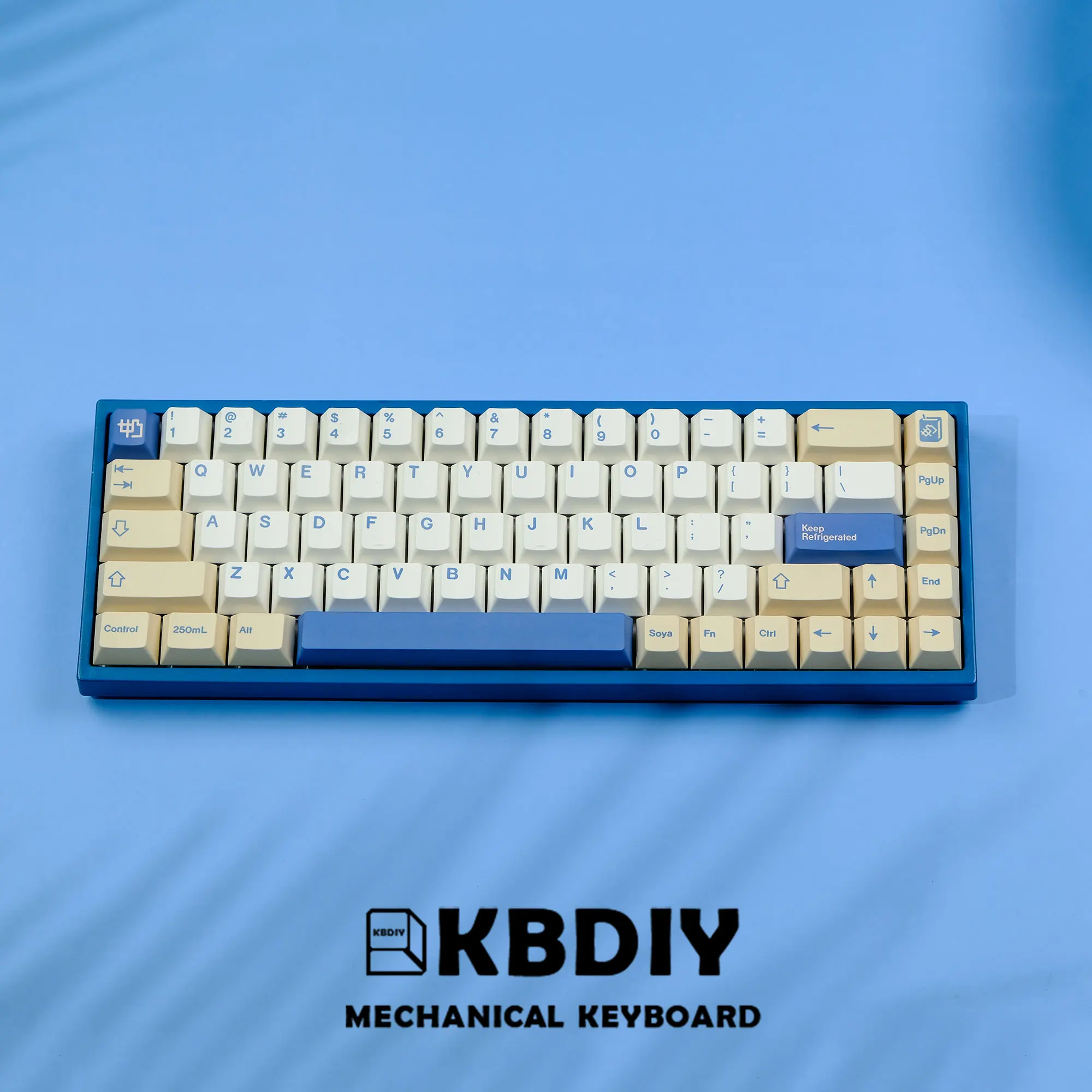 KBDiy 135 Keys/Set GMK Soymilk PBT Keycaps Cherry Profile MX