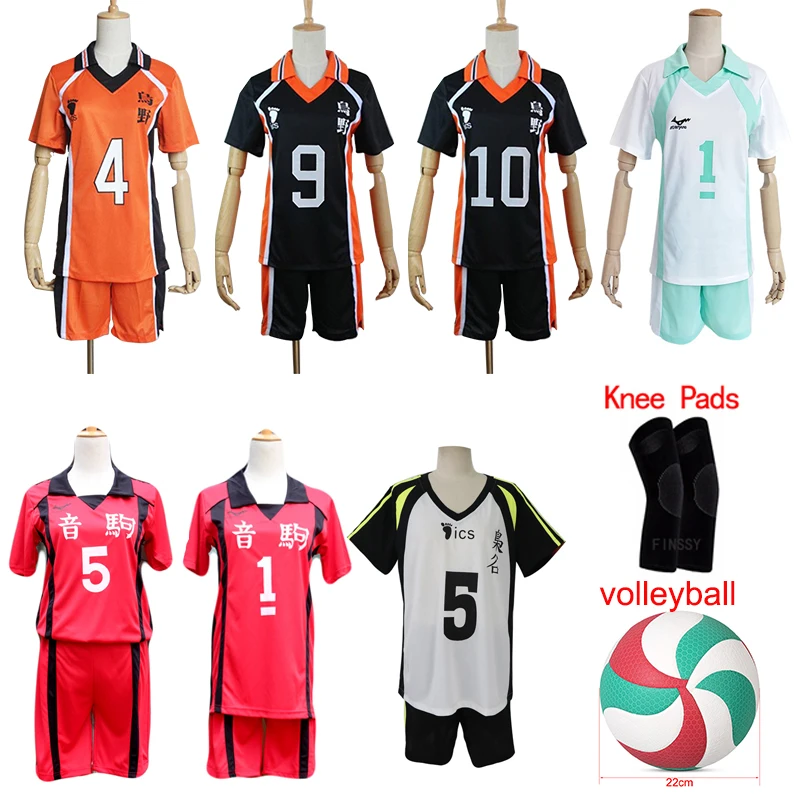 

9 Styles Haikyuu Cosplay Costume Karasuno High School Volleyball Club Hinata Shyouyou Sportswear Jerseys Uniform