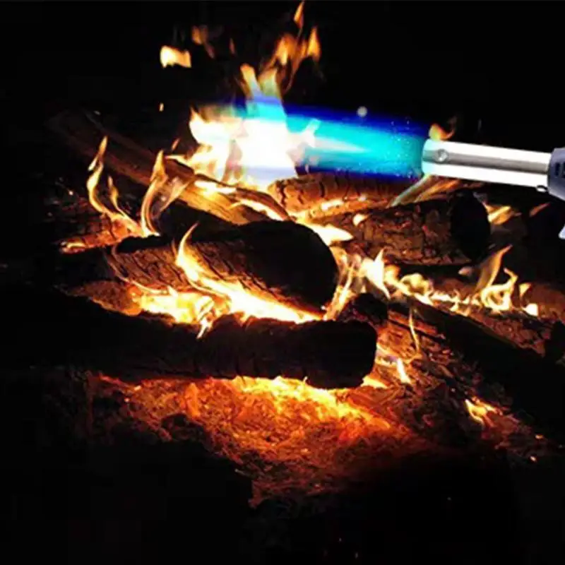 Portable Welding Torch Gas Burner Flame Gun High Temperature Brass Copper Gas Torch Brazing Solder Propane Welding Plumbing