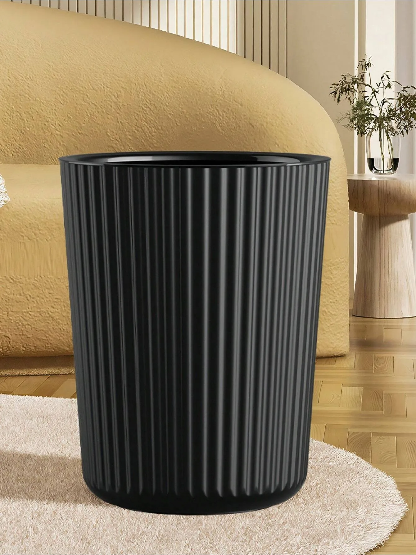 1pc-Simple-Striped-Trash-Can-Paper-Basket-Bin-For-Bedroom-Living-Room ...