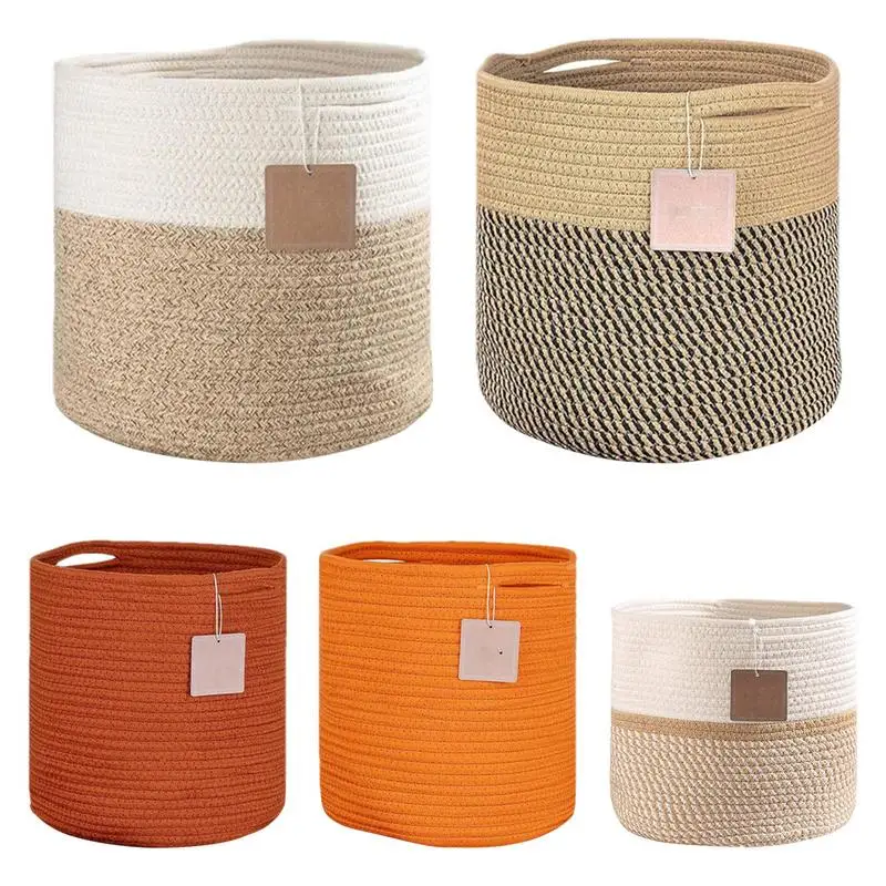 

Woven Laundry Baskets Foldable Laundry Baskets With Handle Portable Clothes Hamper Dirty Clothes Hamper Toy Storage Basket