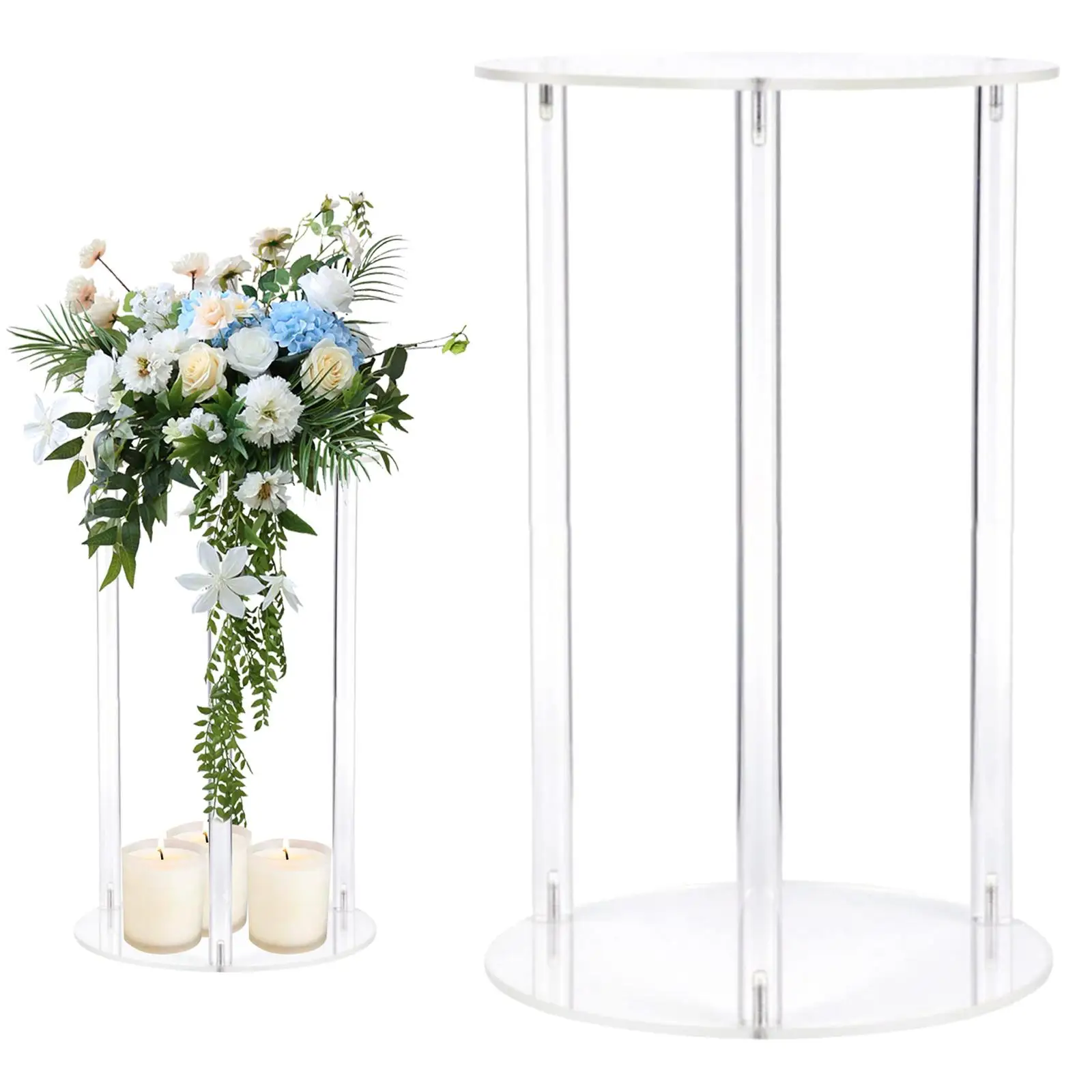 

Acrylic Plant Stand Flower Display Rack for Wedding Centerpiece Marriage