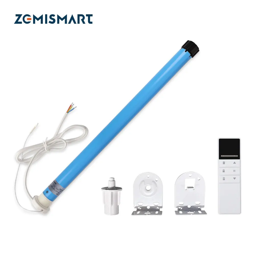 Zemismart-Motor de persiana enrollable inteligente, tubo octogonal de 40mm,  WiFi, motorizado, Tuya, Alexa, Google Home, Control por voz - AliExpress