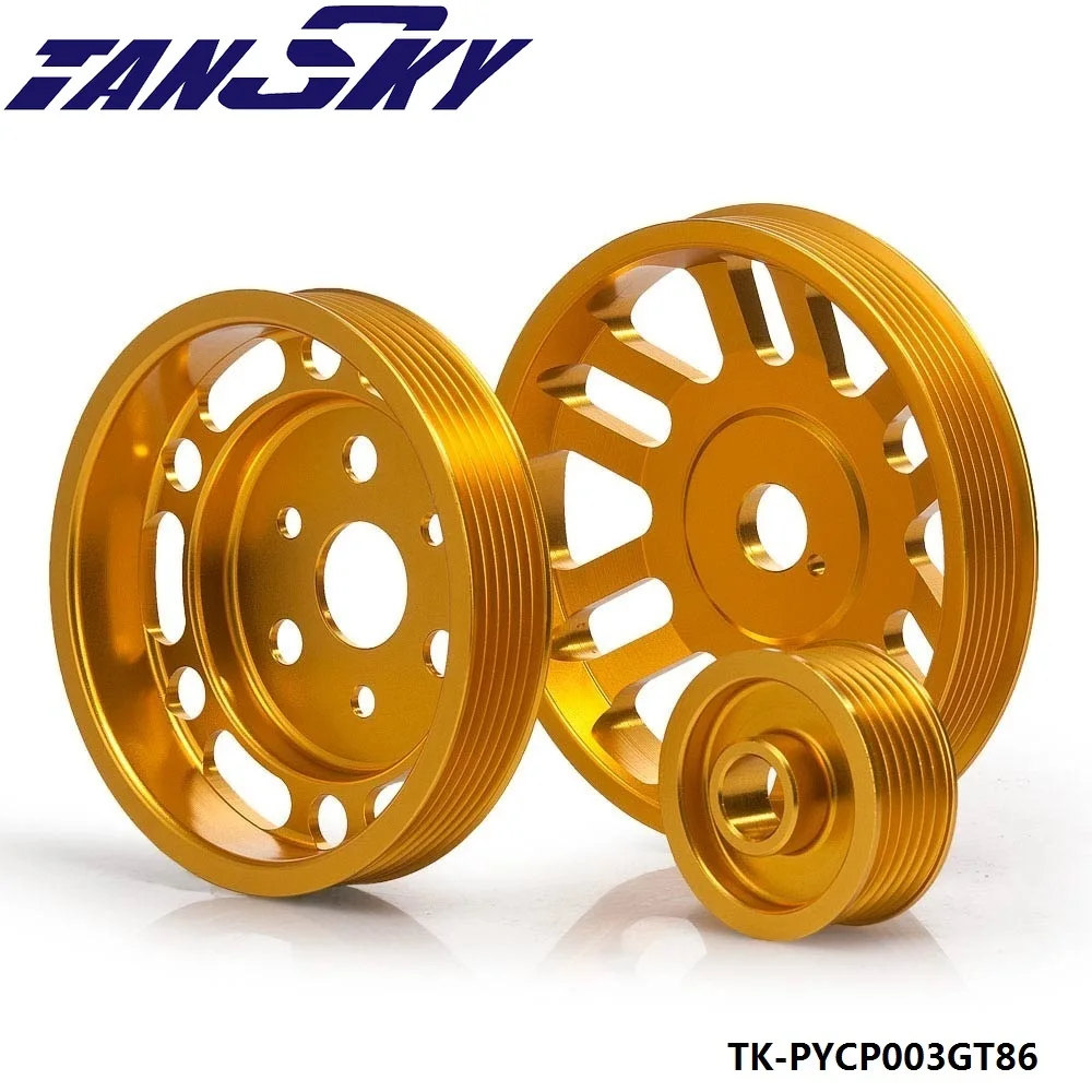 TANSKY Light Weight Crank Pulley Power Steering For Toyota GT86 Subaru BRZ Scion FRS TK-PYCP003GT86