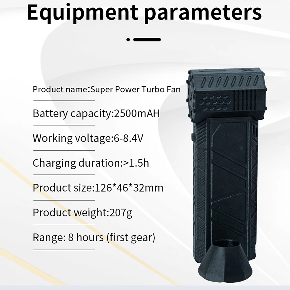 

180W Mini Turbine Blower Jetfan Electric Blower Rechargeable Compressed Air Industrial Duster Cleaner Portable Hand Turbo Fan