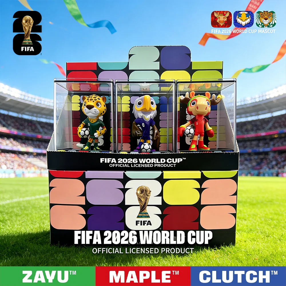 FIFA Official Licensed 2026 World Cup Mascot 3-Piece Collectible Set, Fan Memor…