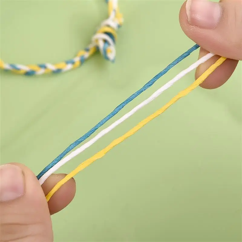 Colored Paper Rope 2MM * 90M for Packaging DIY Weaving Paper Handicrafts Gifts Bundling Handmade Weaving Production packaging cord