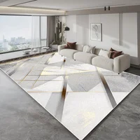Nordic Luxury Geometric Carpets for Living Room Large Area Home Sofa Decor Rugs 200x300 Coffee Tables Non-slip Floor Mat Flannel 1