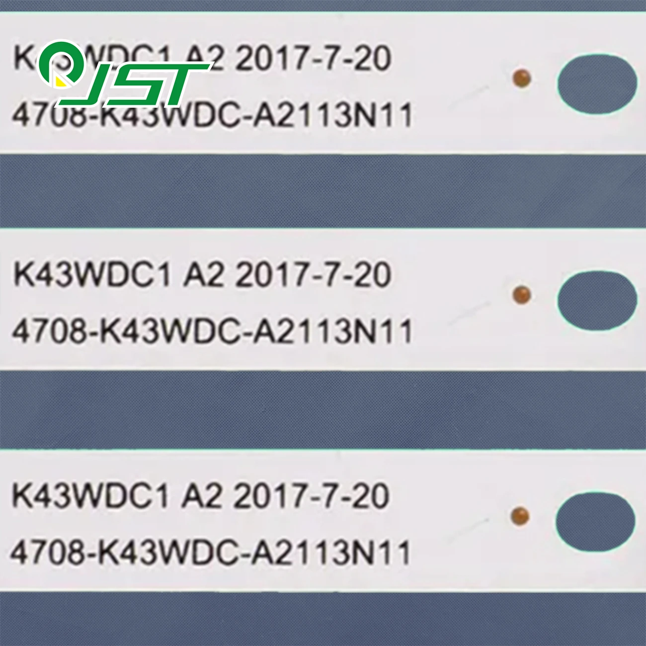 8pcs 4708-K43WDC-A3113N01 4708-K43WDC-A3113N11 4708-K43WDC-A1113N11 4708-K43WDC-A2113N11 LE43M3570 LE43M3579 L43E6800 LE43E6850