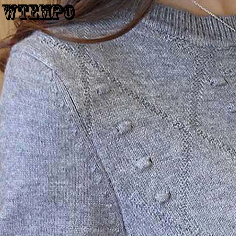 Women\'s Sweaters Long O-Neck Knitted Sweaters Pullover  Sweater Knitted Tops Warm Thick Winter Female Tops Drop Shipping