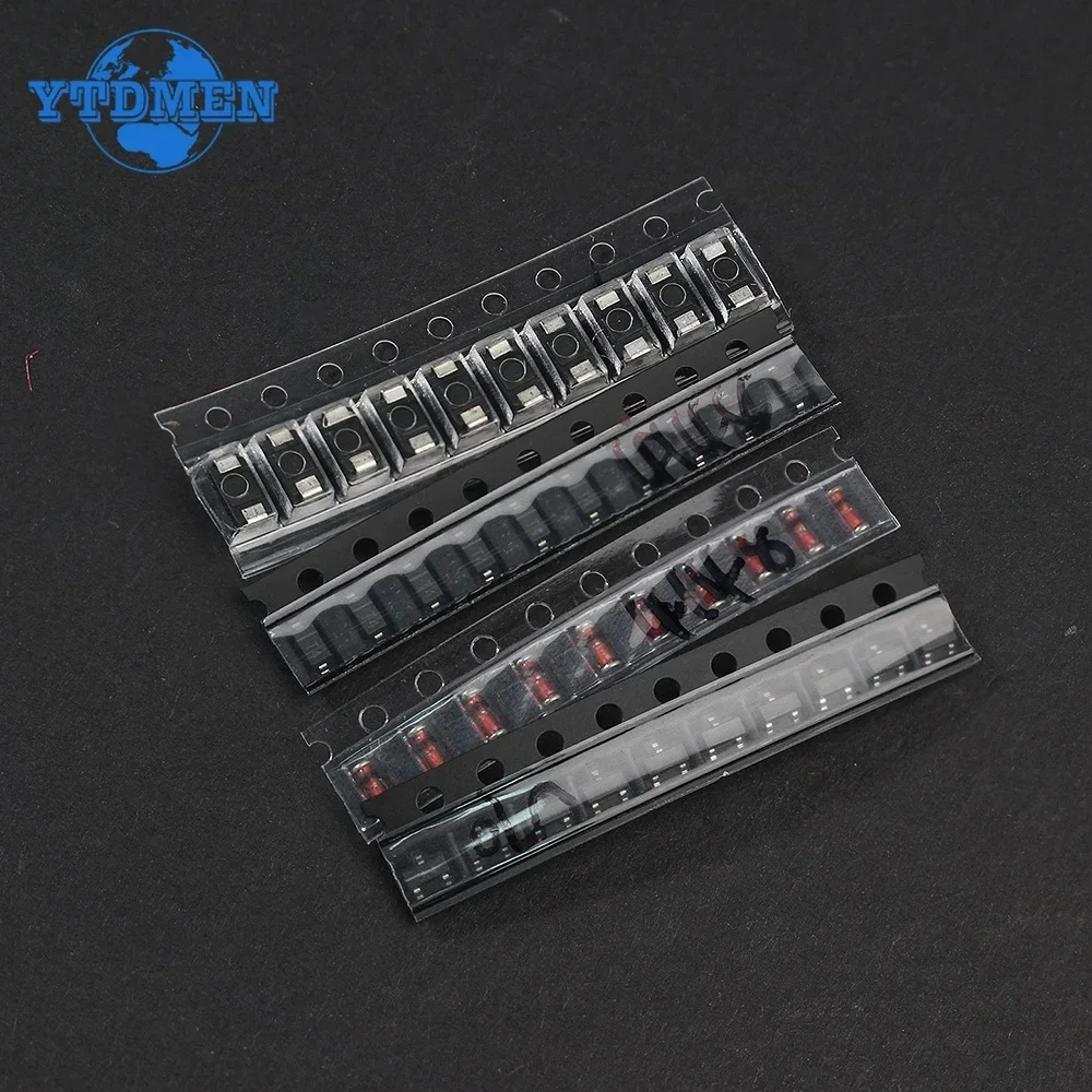 350PCS 35 Values SMD Transistor and Diode Assortment Kit SOT-23 S9012 S9013 S9014 S9015 S9018 S8550 S8050 2N2222 BAV70 BAV99 SMA