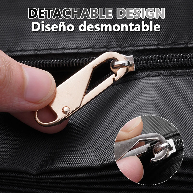 25 Pcs Zipper Fixer Repair Pull Tab Open Instant Kit Replacement For Bag  Trouser Jacket - AliExpress