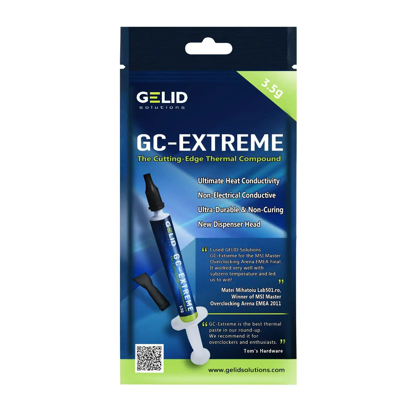 Gelid-extreme Vga Composto Processador Cooler Resfriamento Dissipador de Gesso Dissipador de Calor Ventilador Graxa Térmica pc Cpu Pasta Vga 2.0g 3.5g - Imagem 5