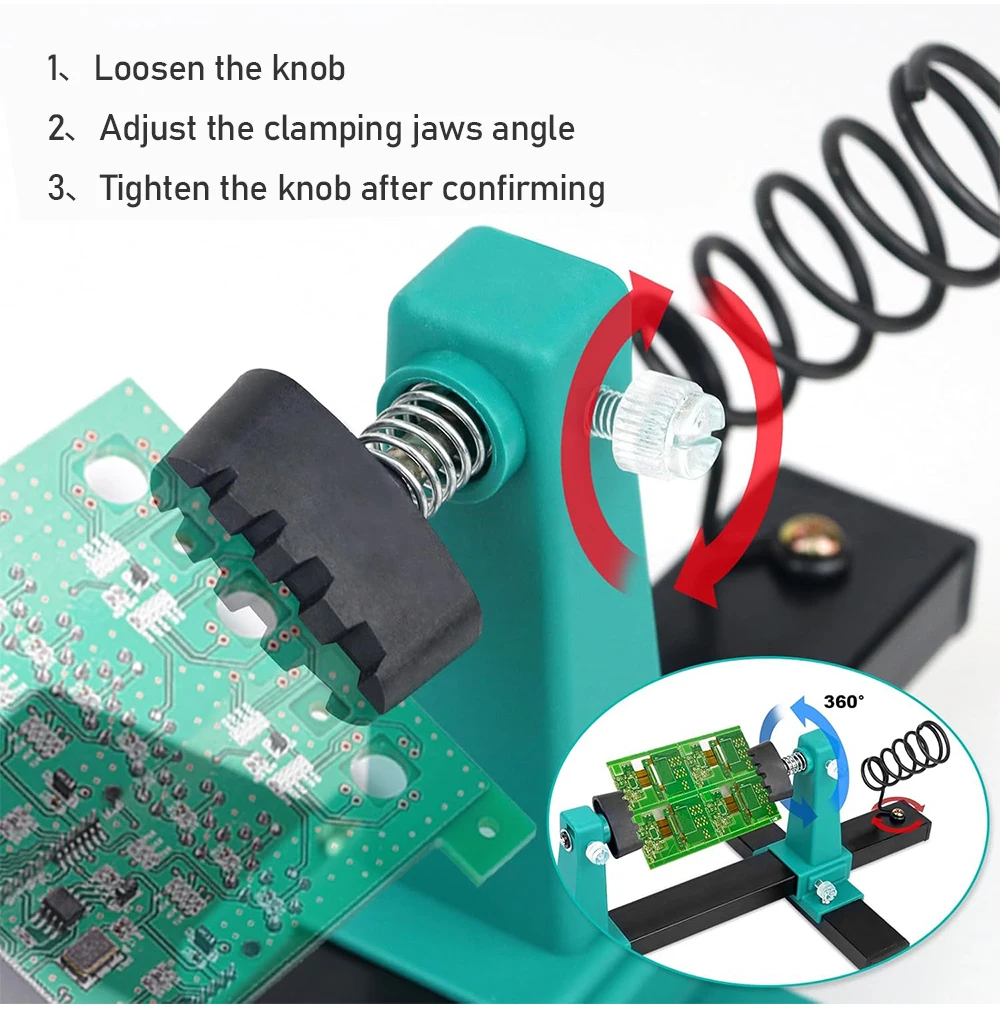 0-200mm Adjustable PCB Holder Soldering StationCircuit Board Welding Stand with
