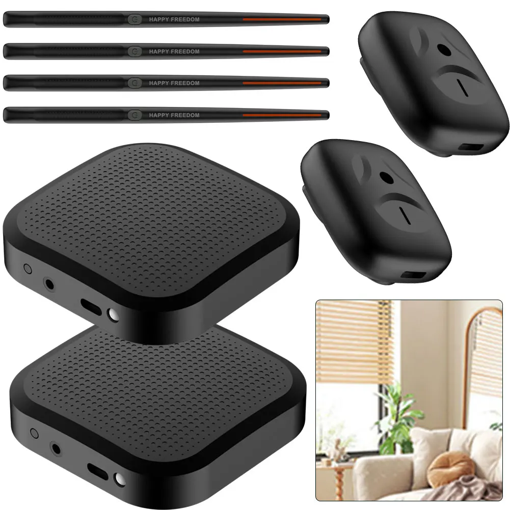 Electric Air Drumsticks Professional Electronic Virtual Air Drum Drumsticks Pedals Virtual Reality Drum Kit Gift for Adults Kids