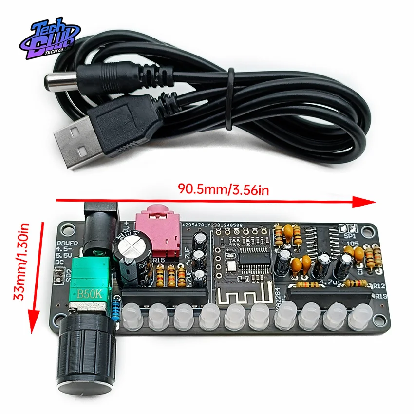 Bluetoothスピーカーキット,学習,はんだ付けプロジェクト,USB