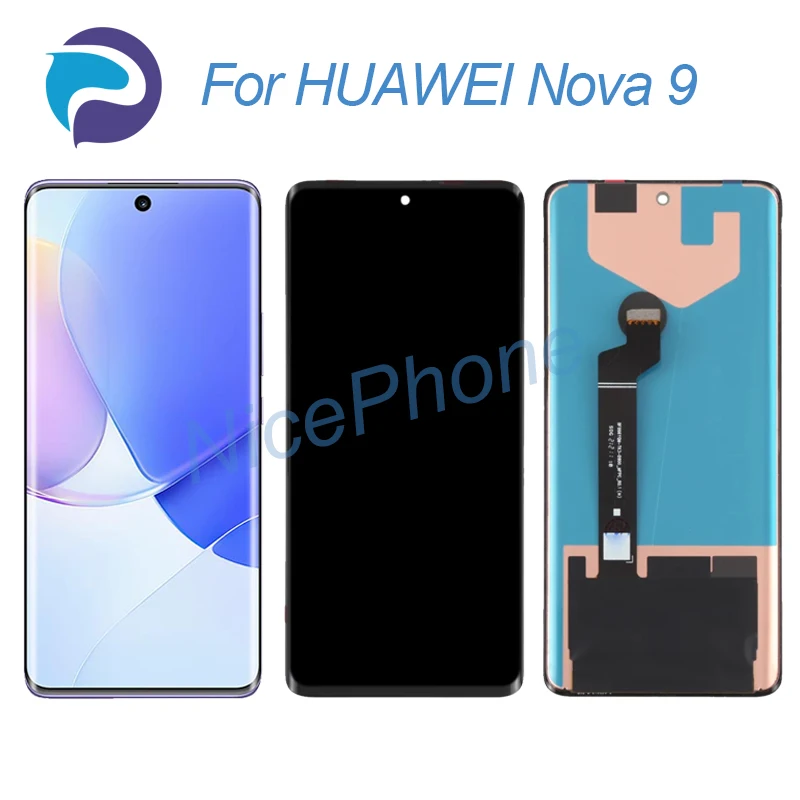 

For HUAWEI Nova 9 LCD Display Touch Screen Digitizer Assembly Replacement 6.57" NAM-AL00, NAM-LX9 Nova 9 Screen Display LCD