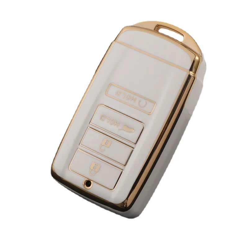 Чехол для автомобильного ключа, из ТПУ, с 4 кнопками для Honda CRV 2022 HRV Acura RDX NSX RLX MDX CDX TLX