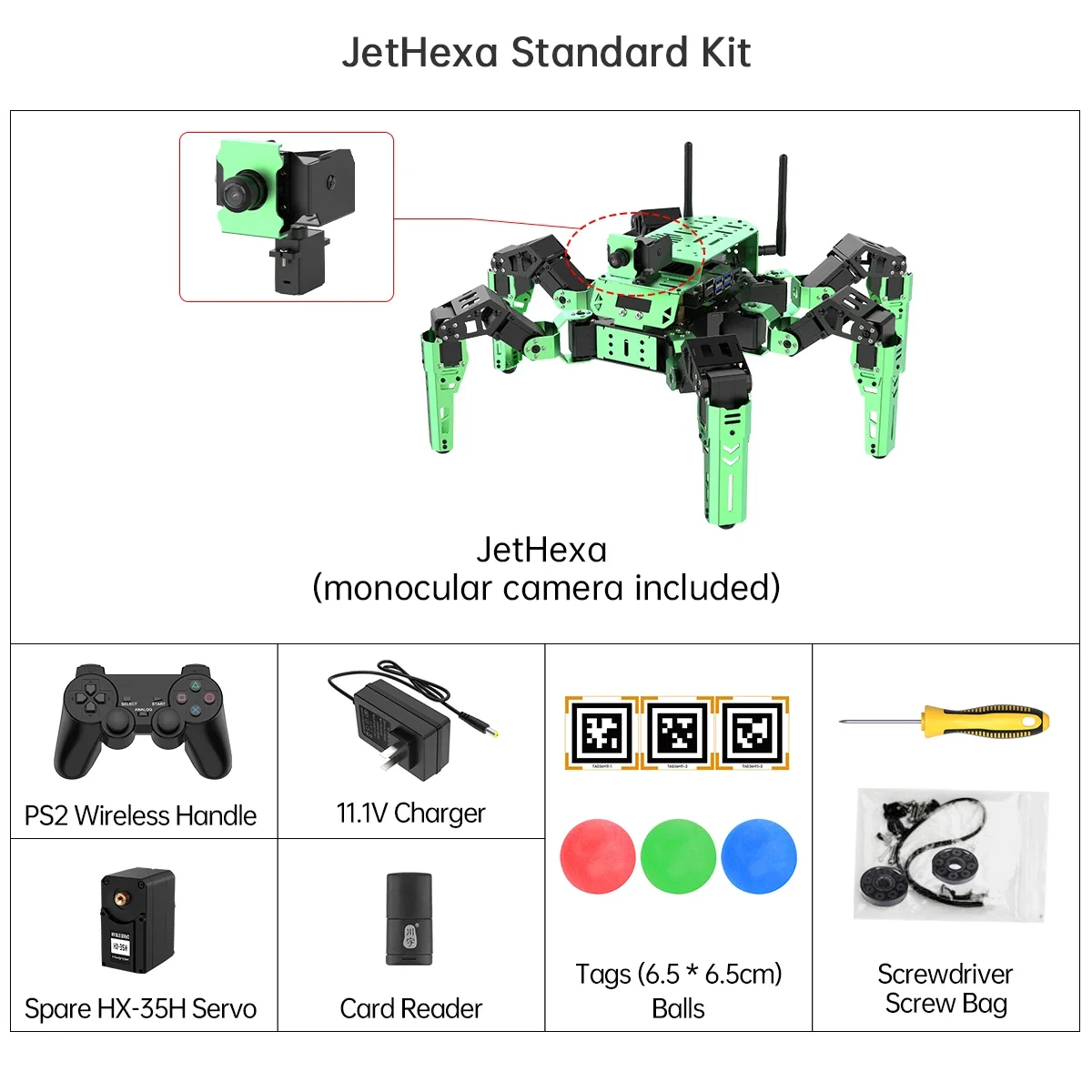 Six-legged ROS Robot with Depth Camera and Lidar Education Programmable Robot for Robotics Enthusiast