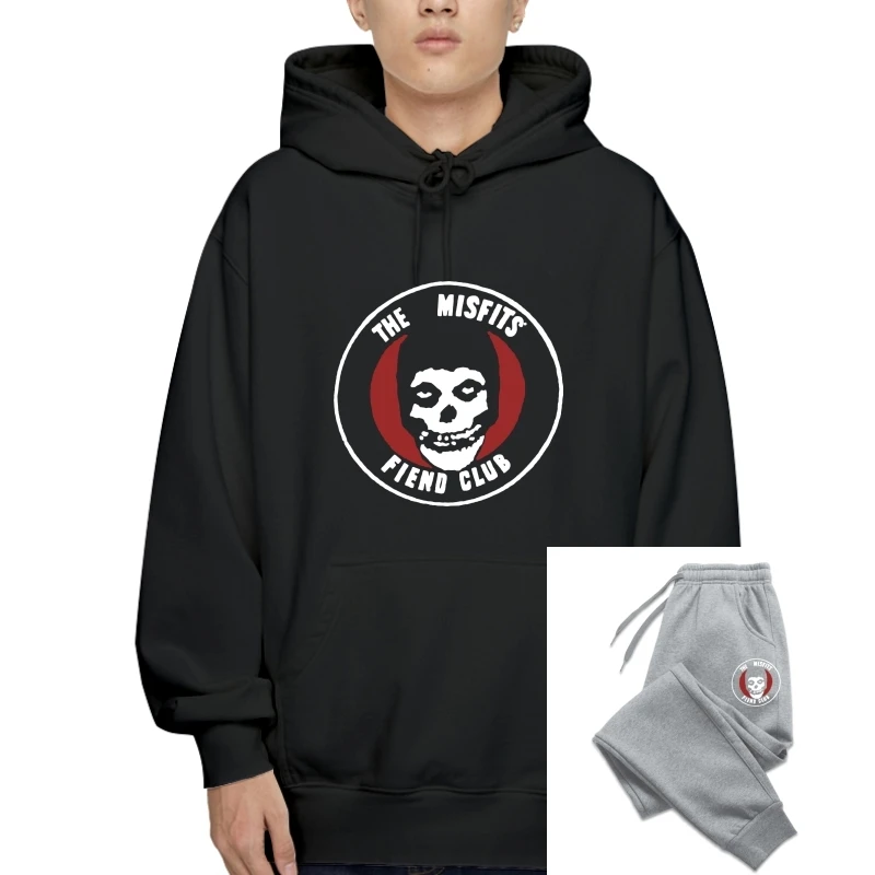 

The MisWinters Fiend Club - Mens X-Large Black T-Pullover Graphic Sweatshirt XL